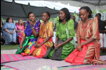 Traditional Baganda culture in Uganda showcasing clothing, marriage, food, and language