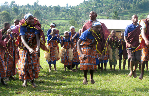 Bakiga community in Uganda displaying traditional marriage, cooking, language, and leadership practices.